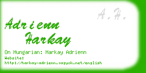 adrienn harkay business card